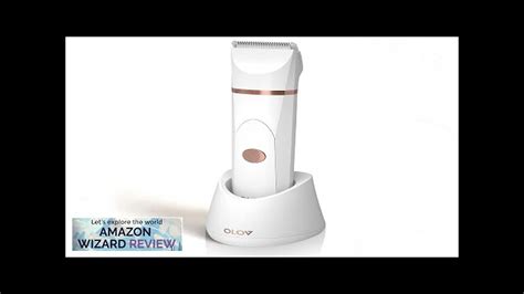 Olov Bikini Trimmer Women Wet Dry Body Shaver Groomer Replaceable Ceramic Blade Review