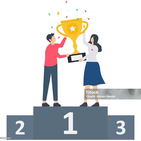 Team Success Wins Together Teamwork Or Collaboration To Achieve A Goal ...