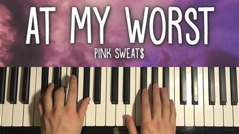 How To Play Pink Sweat At My Worst Piano Tutorial Lesson Youtube