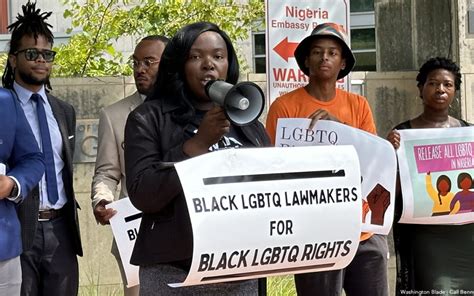 Black LGBTQ Lawmakers In USA Protest Over Arrest Of Gay Suspects At Same Sex Wedding In Nigeria