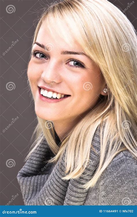 Sweet Blond Portrait Stock Image Image Of Blonde Face