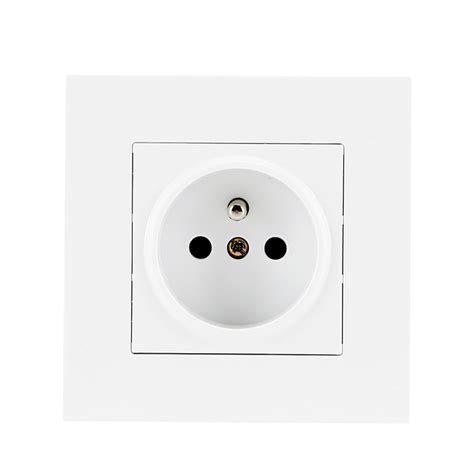 Fireproof Pc European Standard V A Single French Plug Socket