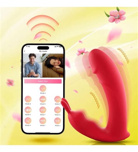 Telefon Uygulama kontrolü Şarjlı Çift Motor frekanslı Dildo Vibratör Kadın Erkek Su Geçirmez