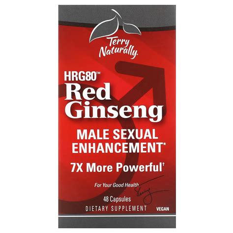 Terry Naturally Red Ginseng Male Sexual Enhancement 48 Capsules