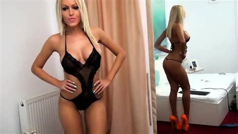 Tight Ass Blonde In Sexy Lingerie Li In