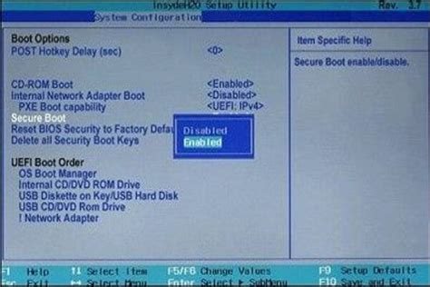 Enable Secure Boot 3