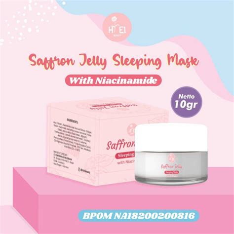 Sleeping Mask By Hiel Beauty Saffron Jelly Sleeping Mask Hiel Beauty