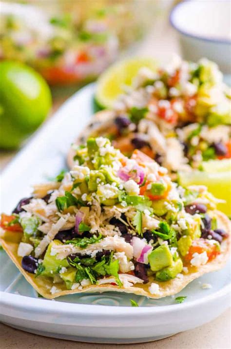 Minute Chicken Tostadas Recipe Ifoodreal