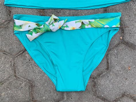 Vintage Bikini Set S Tankini Print Flower Tropical Bikini Etsy UK
