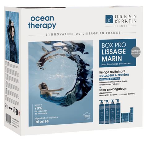 Urban Keratin Ocean Therapy Box Pro Lissage Marin Delorme