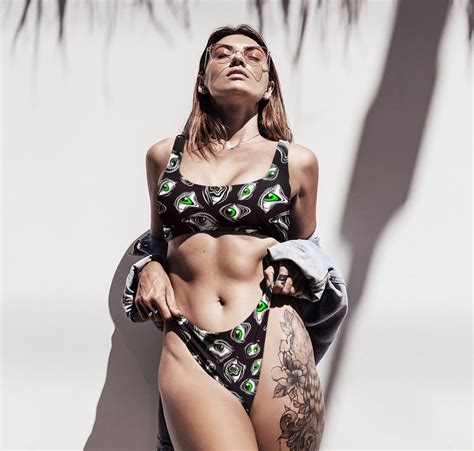 Gothic Bikini Beach Goth Clothing Recycled Bikini Trippy Swimsuit Alternative Dark Swimwear