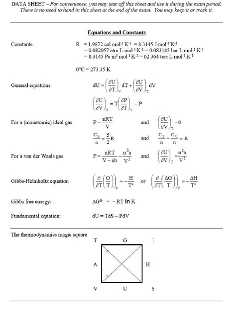 Thermodynamics Final Exam 3