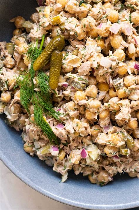 Chickpea Tuna Salad Recipe