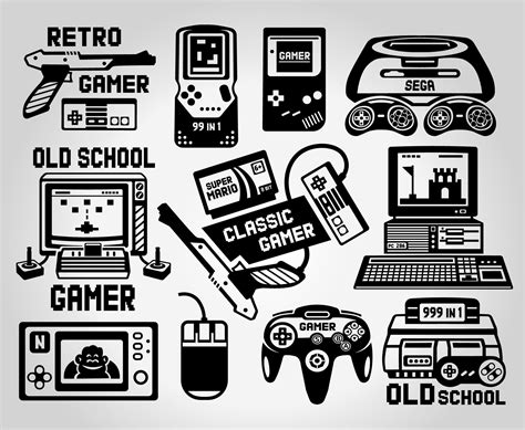 Retro Gamer Svg Classic Gamer Svg Pc Svg Gaming Svg Svg For Gamer