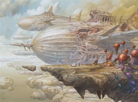 Wallpaper Jaros Aw Ja Nikowski Painting Airships Rigid Airship