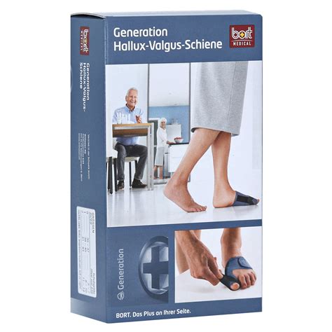 BORT Generation Hallux Valgus Schiene li Gr 1 blau 1 Stück medpex