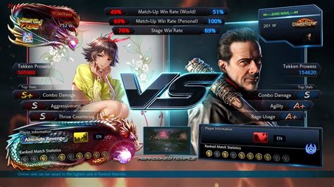 Tekken 7 ZeeThanos Josie VS Dark Wave Negan Rank Match YouTube