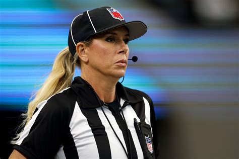 The NFL’s first female referee, Sarah Thomas, sent a three-word warning
