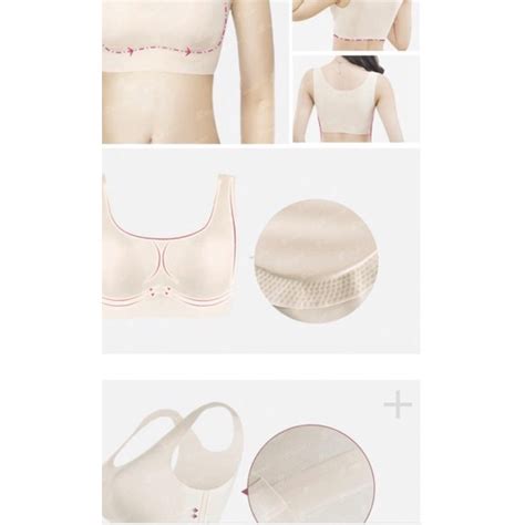 Jual Panache Magic Seamless Sleeping Bra Breast Massage Double Push Up Bra Nude L