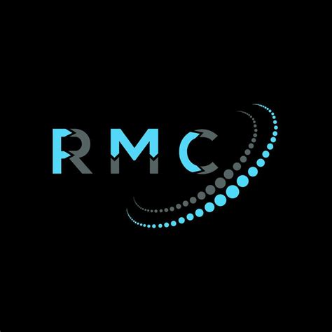 rmc letter logo creative design rmc unique design  vector art