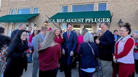 Us Congressman August Pfluger Opens Office In Downtown San Angelo