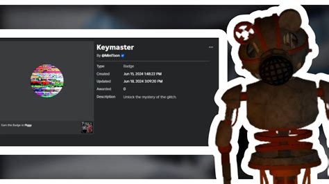 How To Get Keymaster Badge In Roblox Piggy Youtube