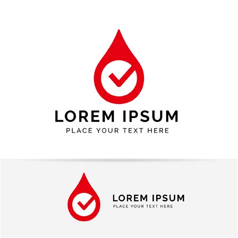 health check blood vector icon design with checkmark. 4273794 Vector