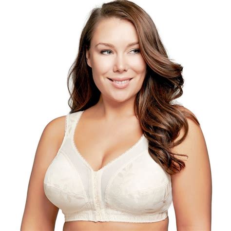 Playtex Front Fastening Shoulder Comfort Strap Bra P Light Beige Womens Lingerie Zodee