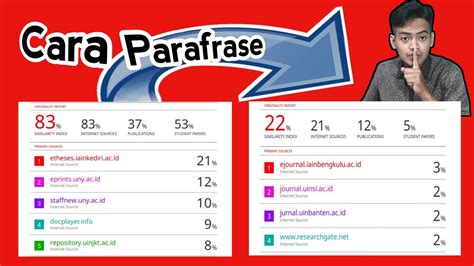 Cara Mudah Mem Parafrase Kalimat Dalam Menghilangkan Plagiasi Turnitin