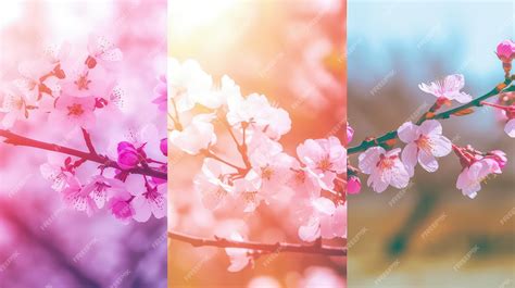 Premium Photo Decorative Chinese Cherry Blossom Floral Wallpaper Design