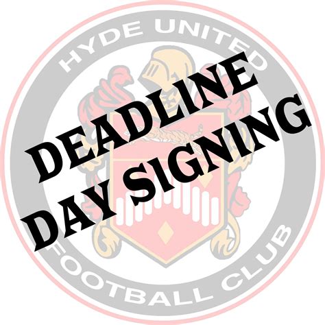 Hyde United Fc On Twitter Deadline Day Signing Https T Co