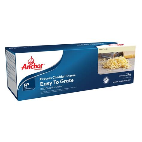 Jual Anchor Etg Processed Cheddar Cheese 2 Kg Shopee Indonesia