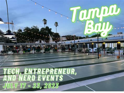 Tampa Bay Tech Entrepreneur And Nerd Events List Week Of Monday