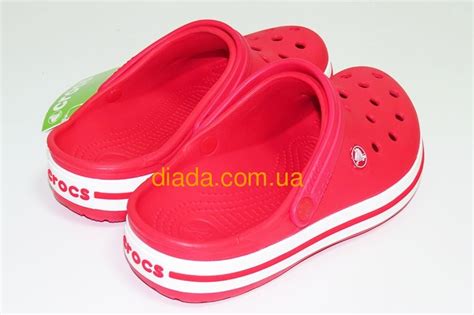 ᐈ Кроксы красные оригинальные Сабо Crocs Crocband II.5 Унисекс - купить ...