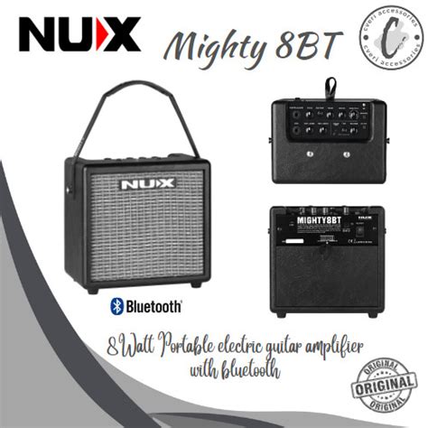 Jual Nux Mighty 8BT 8Watt Portable Electric Guitar Amplifier with ...