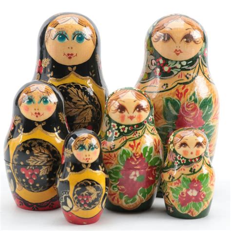 Russian Hand-painted Matryoshka Dolls | EBTH