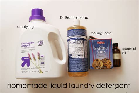 Homemade Liquid Laundry Detergent Homemade Ginger