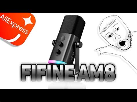 Стоит ли покупать Fifine AM8? Тест звука и сравнение с Fifine A6 - YouTube