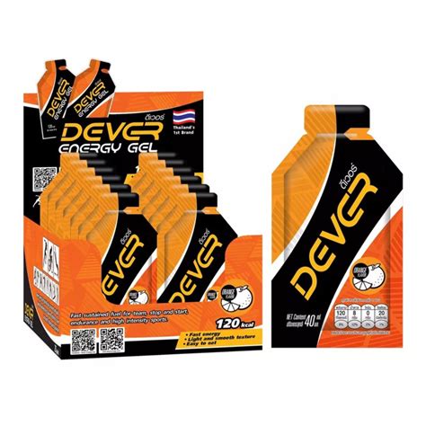 Dever Vital Energy ดีเวอร์เจลให้พลังงานเกลือแร่ เจลวิ่งสำหรับนักกีฬา