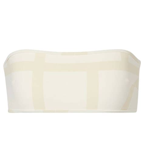 Toteme Monogram Bandeau Bikini Top Toteme