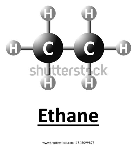 Ethane Organic Chemical Compound Chemical Formula Stock Illustration ...