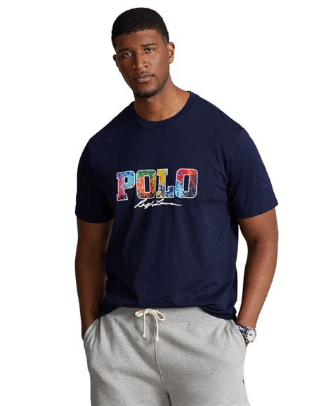 Купить Футболки Мужская футболка из джерси с логотипом Big & Tall Ralph ...