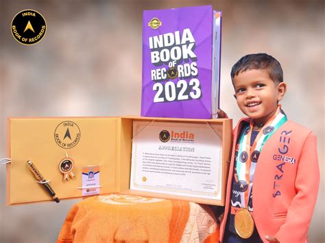 P Mahendravarman Appreciation India Book Of Records