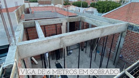 Viga De 6 Metros Em Sobrado 6x20 YouTube