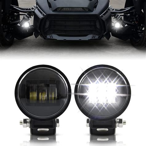 Led Auxiliary Driving Spot Lights For Can Am Ryker Sautvs Auxiliary