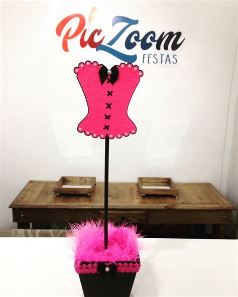 CENTRO DE MESA CHÁ DE LINGERIE no Elo PIC ZOOM FESTAS FDDEE