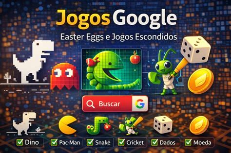 Jogos Do Google Escondidos - Jogos Escondidos do Google: Lista Completa, Como Acessar e Curiosidades ...