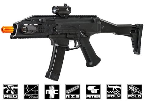 Asg Cz Scorpion Evo 3 A1 Carbine Airsoft Aeg Model Carbine Black