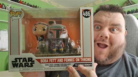 Star Wars The Mandalorian Boba Fett Fennec Shand Throne Funko Pop Vinyl