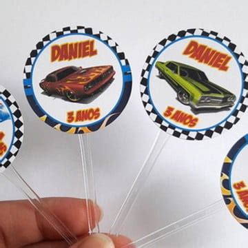 Topper Bandeira Hot Wheels E Carros Elo7